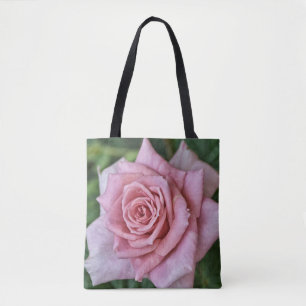 Bloemen van Faith Pink Rose Tas Matthew 6:21