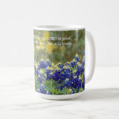 Bloemen van Faith Psalm 135:3 Bluebonnet Cup Koffiemok (Voorkant rechts)