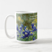 Bloemen van Faith Psalm 135:3 Bluebonnet Cup Koffiemok (Links)