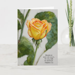 Bloemen van Faith Roos Sympathiekaart Kaart