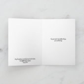 Bloemen van Faith Sunflower Birthday Kaart (Binnen)