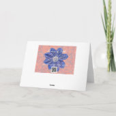 Bloemen van Faith Wildflower Hartelijk dank Kaart (Achterkant)