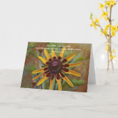 Bloemen van Faith Yellow Wild Flower Note Kaart (Gele Bloem)