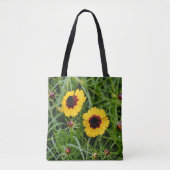 Bloemen van Faith Yellow Wildflower Tas Psalm (Voorkant)