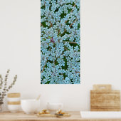 Bloemen van Fluitenkruid Poster (Keuken)
