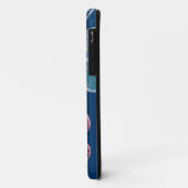 Bloemen van glas (roze/blauwgroen/marine) Case-Mate iPhone case (Achterkant/links)