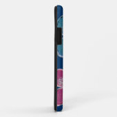 Bloemen van glas (roze/blauwgroen/marine) Case-Mate iPhone case (Achterkant/rechts)