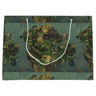  bloemen van Gogh - mandje van Pansies Groot Cadeauzakje