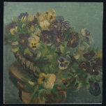bloemen van Gogh - mandje van Pansies Katoenen Servet<br><div class="desc">Het ontwerp van dit product bevat een aantrekkelijke afdruk van "Basket of Pansies", een olie op het schilderij van doek, die in 1887 door Vincent van Gogh werd gemaakt. Vincent van Gogh (1853 - 1890) was een Nederlandse Post-Impressionistische schilder die in iets meer dan tien jaar ongeveer 2.100 schilderijen creëerde,...</div>