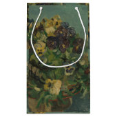  bloemen van Gogh - mandje van Pansies Klein Cadeauzakje (Achterkant)