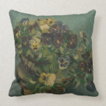 bloemen van Gogh - mandje van Pansies Kussen<br><div class="desc">Het ontwerp van dit product bevat een aantrekkelijke afdruk van "Basket of Pansies", een olie op het schilderij van doek, die in 1887 door Vincent van Gogh werd gemaakt. Vincent van Gogh (1853 - 1890) was een Nederlandse Post-Impressionistische schilder die in iets meer dan tien jaar ongeveer 2.100 schilderijen creëerde,...</div>