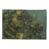  bloemen van Gogh - mandje van Pansies Kussensloop (Achterkant-Links)