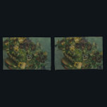 bloemen van Gogh - mandje van Pansies Kussensloop<br><div class="desc">Het ontwerp van dit product bevat een aantrekkelijke afdruk van "Basket of Pansies", een olie op het schilderij van doek, die in 1887 door Vincent van Gogh werd gemaakt. Vincent van Gogh (1853 - 1890) was een Nederlandse Post-Impressionistische schilder die in iets meer dan tien jaar ongeveer 2.100 schilderijen creëerde,...</div>