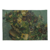  bloemen van Gogh - mandje van Pansies Kussensloop (Achterkant-Rechts)