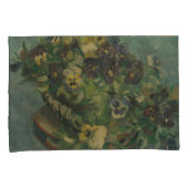  bloemen van Gogh - mandje van Pansies Kussensloop (Voorkant-Rechts)