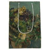  bloemen van Gogh - mandje van Pansies Medium Cadeauzakje (Achterkant)