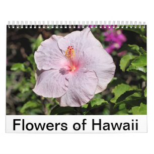 Bloemen van Hawaii Kalender