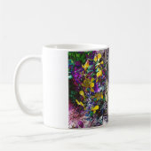 Bloemen van het aambeeld koffiemok (Links)