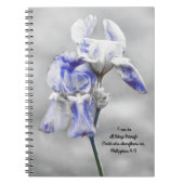 Bloemen van het Faith Iris Sterth Notitieboek Pray (Voorkant)