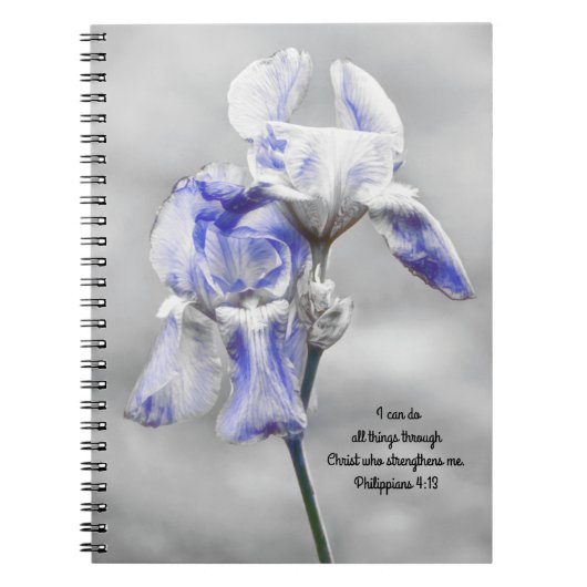 Bloemen van het Faith Iris Sterth Notitieboek Pray (Voorkant)