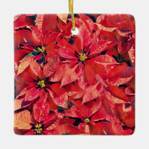 Bloemen van het Geloof Kerstster van Isaïas Sieraa Keramisch Ornament