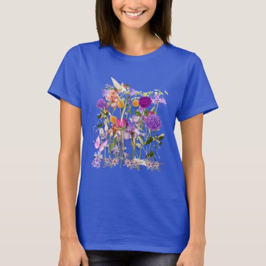 Bloemen van het hart t-shirt (Voorkant)