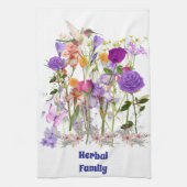 Bloemen van het hart theedoek (Verticaal)