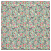  bloemen van het ierse wolfsweefsel stof (Swatch)