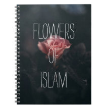 bloemen van het islam notitieboek muslimah islamit