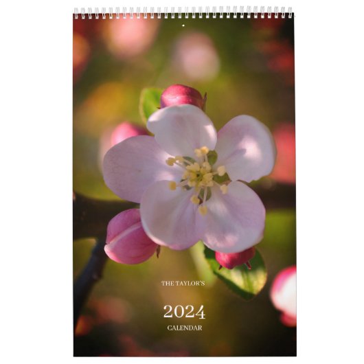 Bloemen van het Jaar - Gepersonaliseerde Bloemen Kalender (Hoes)