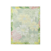  bloemen van het land uit de middelbare eeuw met b notitieblok (Linkerzijde)