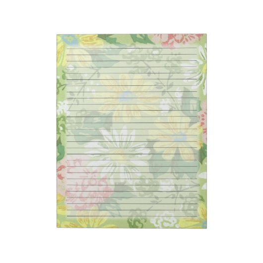  bloemen van het land uit de middelbare eeuw met b notitieblok (Linkerzijde)