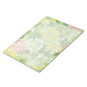  bloemen van het land uit de middelbare eeuw met b notitieblok (Schuin)