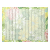  bloemen van het land uit de middelbare eeuw met b notitieblok (Voorkant)