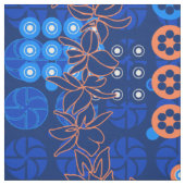 Bloemen van het Park van Goldengate Retro Stof (Swatch)