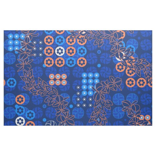 Bloemen van het Park van Goldengate Retro Stof (Fat Quarter)