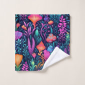 Bloemen van het Zee - Aqua Flora Bad Handdoek (Wasdoekje)
