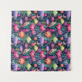 Bloemen van het Zee - Seabed Garden Wandkleed (Voorkant (horizontaal))