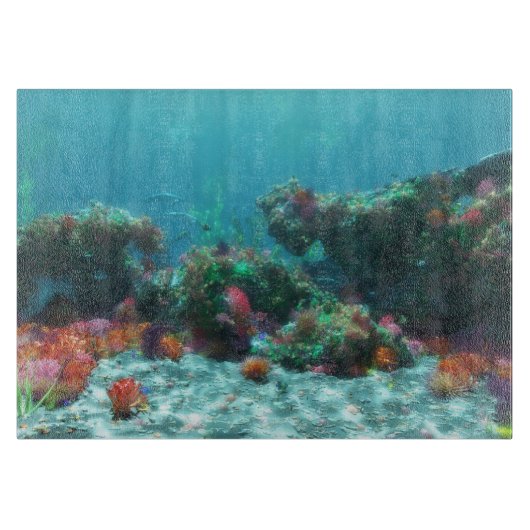 Bloemen van het Zee van de uitsnijderij Snijplank (Voorkant)