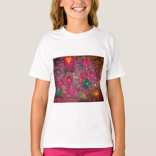 Bloemen van hoop t-shirt (Voorkant)