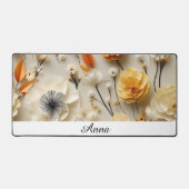 Bloemen van Inspiratie: Gepersonaliseerd Bureaumat (Voorkant)