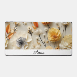 Bloemen van Inspiratie: Gepersonaliseerd Bureaumat