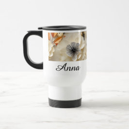 Bloemen van Inspiratie: Gepersonaliseerd Reisbeker