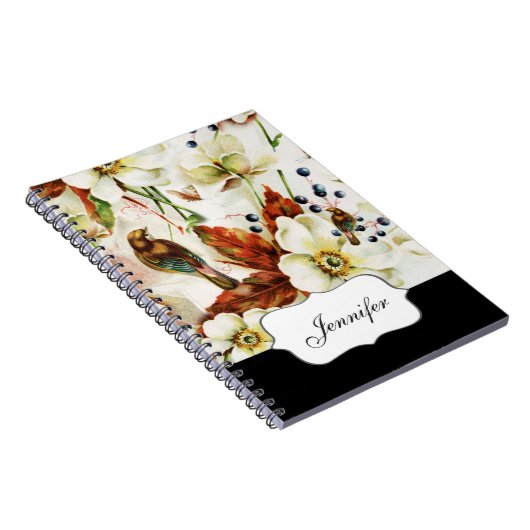  bloemen van landvogels notitieboek (Rechterzijde)