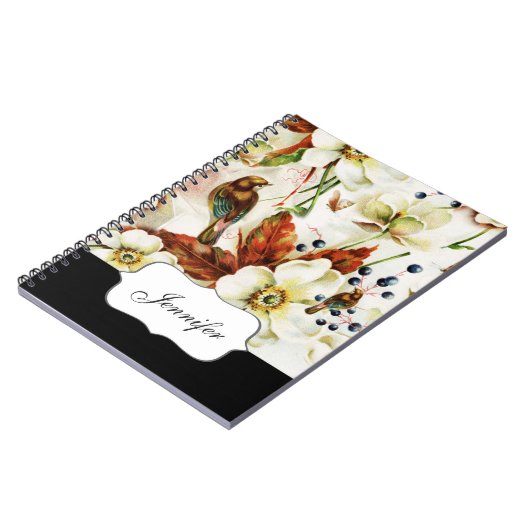  bloemen van landvogels notitieboek (Linkerzijde)