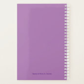 Bloemen van Lente Maandelijkse Planner (Achterkant)