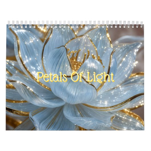 Bloemen van Licht Glas Bloemen Kalender (Hoes)