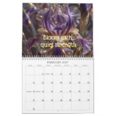 Bloemen van Licht Glas Bloemen Kalender (Feb 2027)