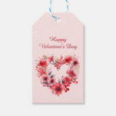 Bloemen van Liefde | Aangepaste naam | VALENTIJNSD Cadeaulabel (Voorkant)