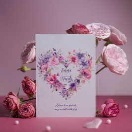 Bloemen van Liefde | Bloemen | Aangepaste namen en Feestdagenkaart